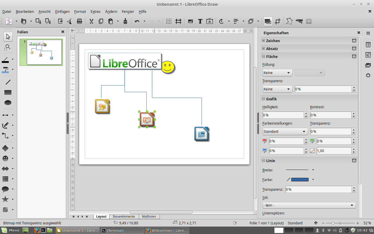 Libre Office - Draw Zeichnung