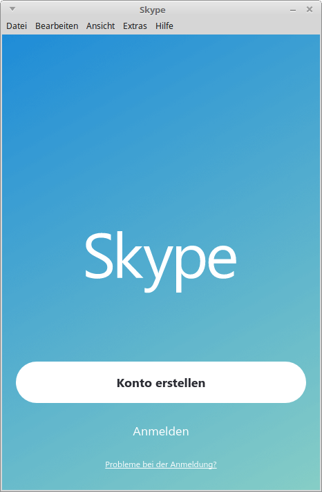 Skype Anmeldung / Login